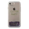 Guess GUHCP7GLUQPU iPhone 6/7/8/SE 2020 / SE 2022 fioletowy/purple hard case Liquid Glitter Party